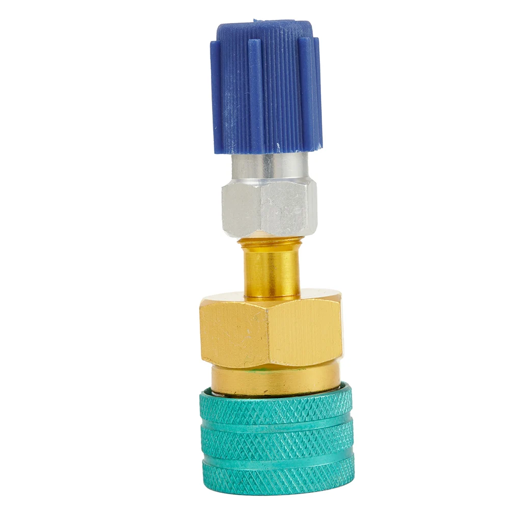 For R1234YF to For R134A Low Side Quick Coupler Adapter for Car AC System Suitable for For R134A Charging Hose or Manifold