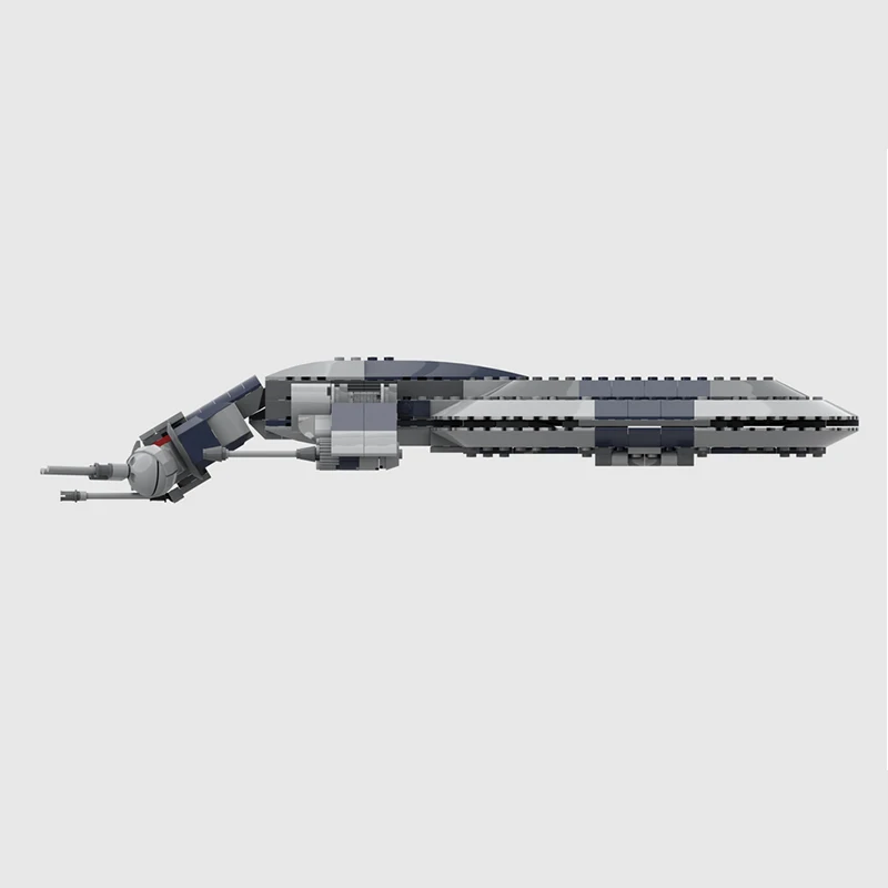 SF映画宇宙輸送シリーズMOC- 198008   HTP 機械化突撃フライヤーモデルビルディングブロック組み立てられた子供のおもちゃレンガ