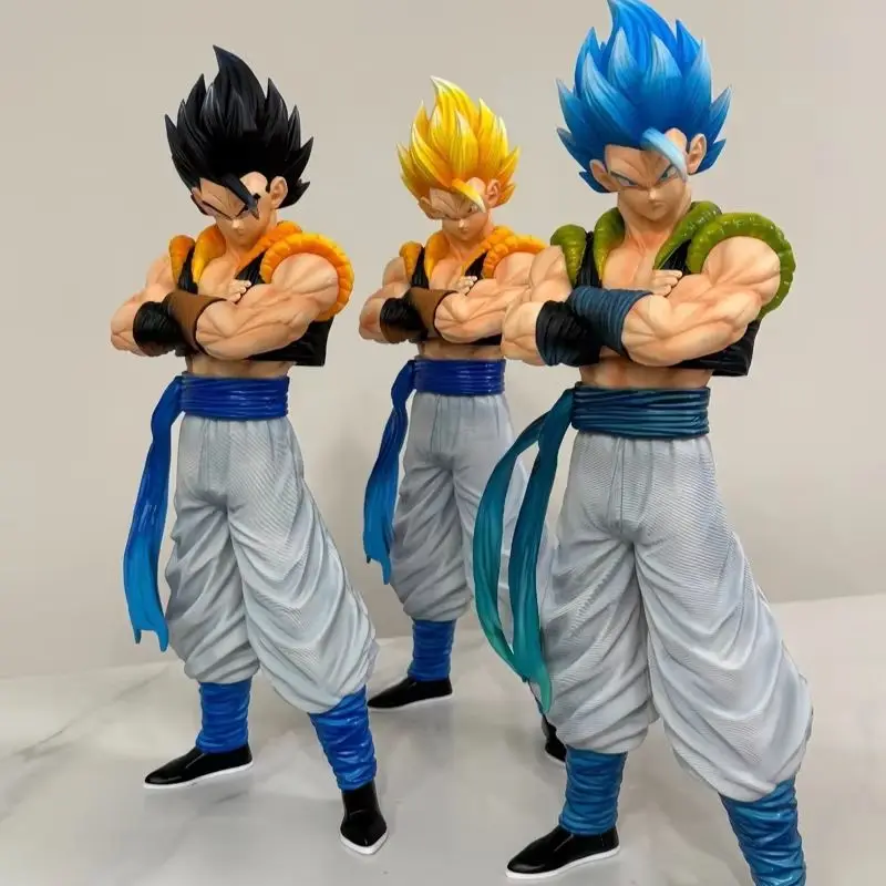Figuras de Dragon Ball GT Gogeta DBZ de 30cm, figuras de acción de Super Saiya, figura de Manga, estatua de Anime GK, modelo periférico, juguetes, regalo para niños