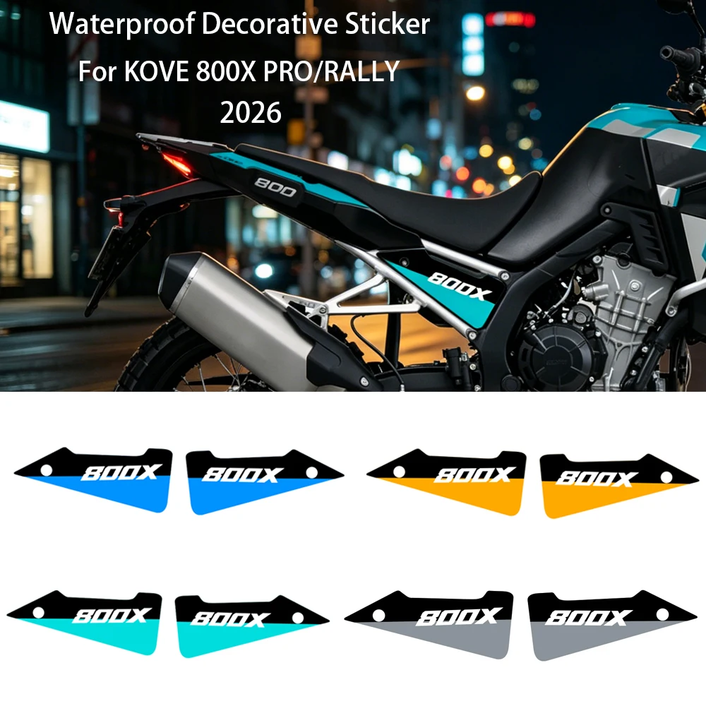 

For KOVE 800X PRO 2026 Waterproof Pattern Decal Parts Fairing Stickers Decoration Anti Scratch 800X RALLY Motorcycle Sticker