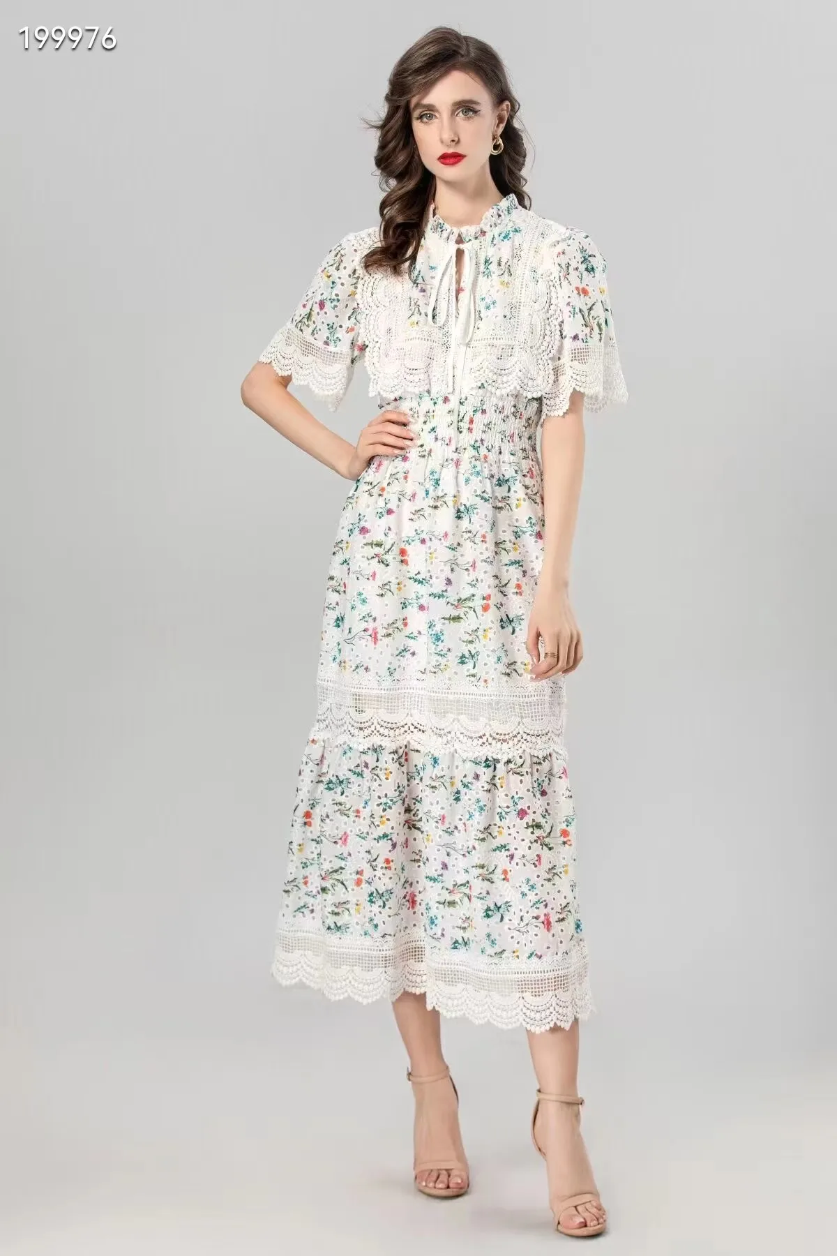 

aa6489 Fashion women's dress 2024 Popular European Design party style women's Clothing