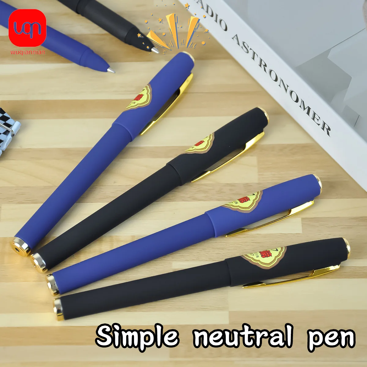 

WQN 3/6/12PCS Frosted Gel Pen 0.7mm Tip Smooth Writing Business Signature Pen School Office Supplies