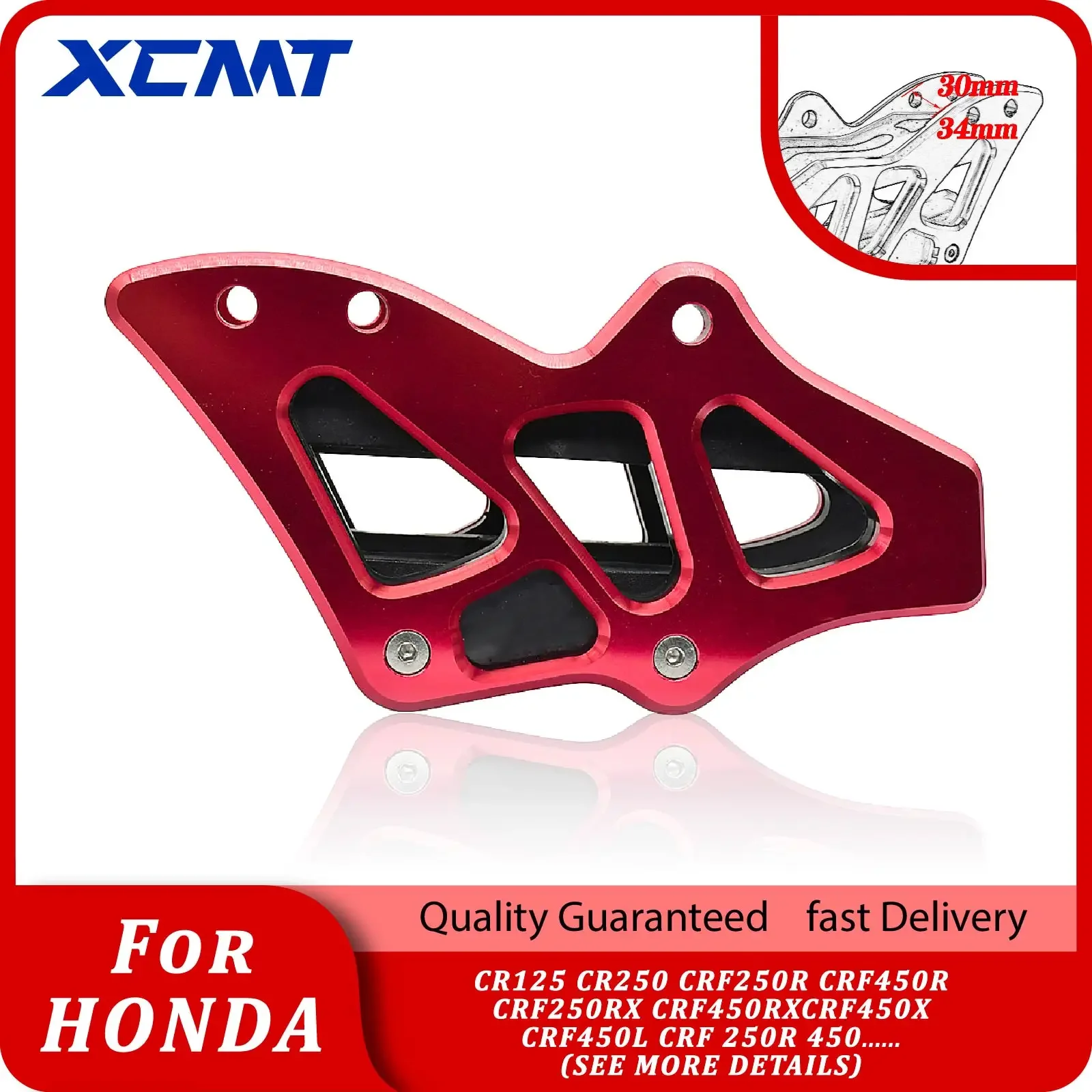 

Motocross Chain Guide Guard Protector Cover For Honda CR125 CR250 CRF250R CRF450R CRF250RX CRF450RX CRF450X CRF450L CRF 250R 450