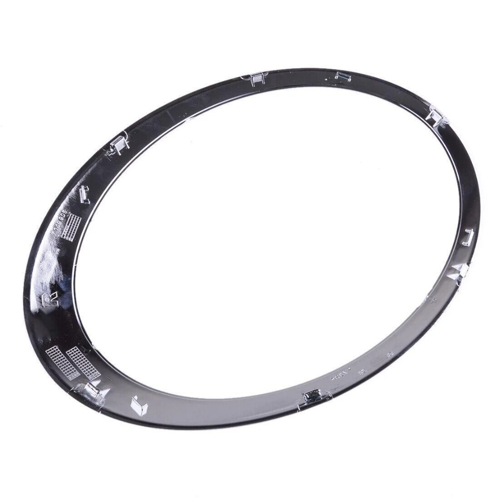 لسيارات Bmw Mini F55 F56 R55 R56 2007-2015 المصباح الأمامي المزخرف بإطار فضي مطلي بالكروم وحواف