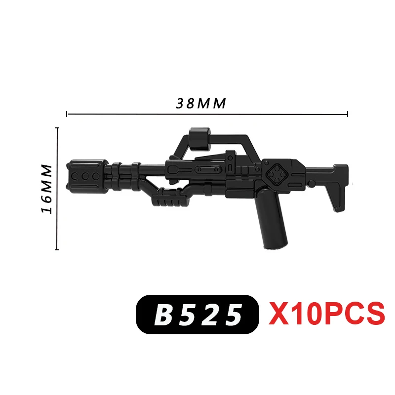 Militärische Kriege Galaxy Waffen Bausteine Film Action Soldat Figuren Teile Pistole Axt Tasche Zubehör Kit MOC Mini Ziegel Spielzeug