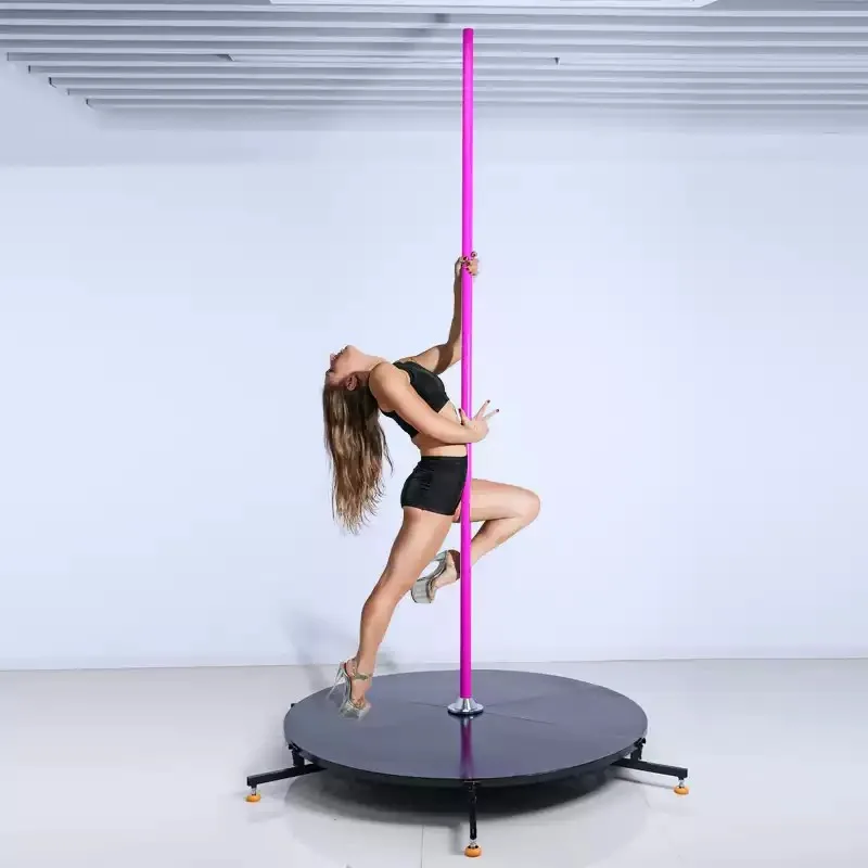 

Portable Round Dance Stage – Mobile Fitness Platform for Yoga, Belly Dance, Gym & Home Workout, Weight Loss Training