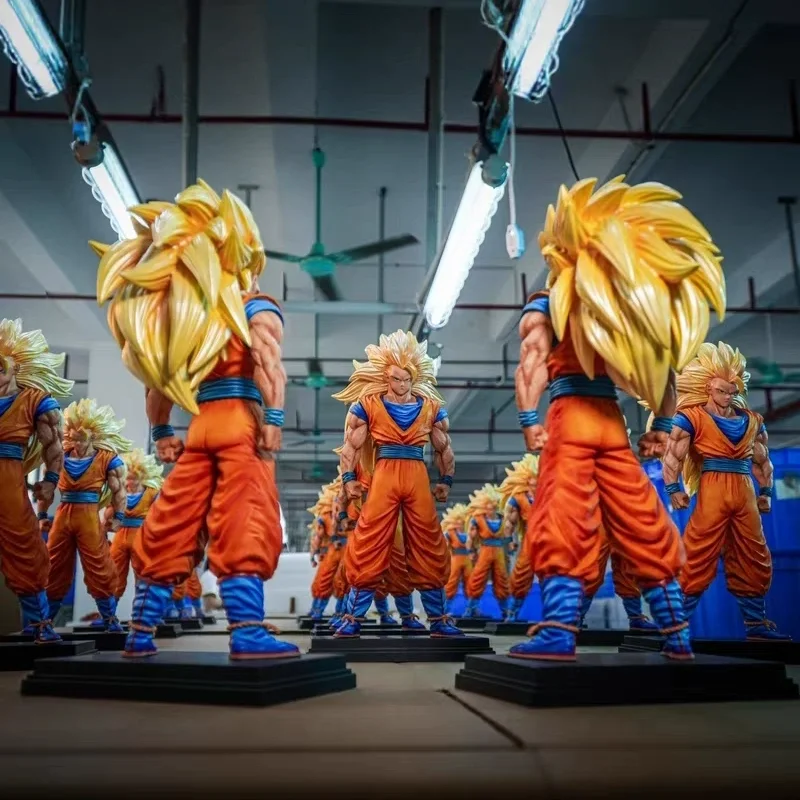 2025 Hot Jt Speelgoed Dragon Ball Anime Figuur Son Goku Beeldje Ssj3 Goku Beeldje Super Saiyan Goku Figuren Gk Standbeeld Model Jongen Gift