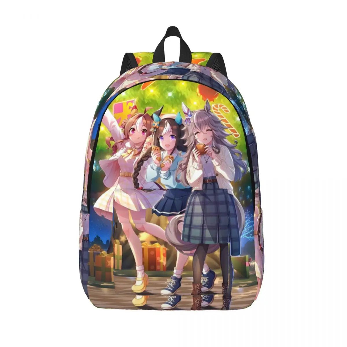 Umamusume Pretty Derby Anime Backpack for Boy Girl Kids Student School Book Bags Daypack Kindergarten Primary Bag Hiking