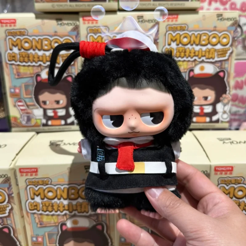 Monboo Forest Town Series صندوق أعمى لطيف أنيمي الشكل سطح المكتب ديكور جمع لعبة مجسمة تخمين حقيبة صندوق غامض هدايا العيد #5