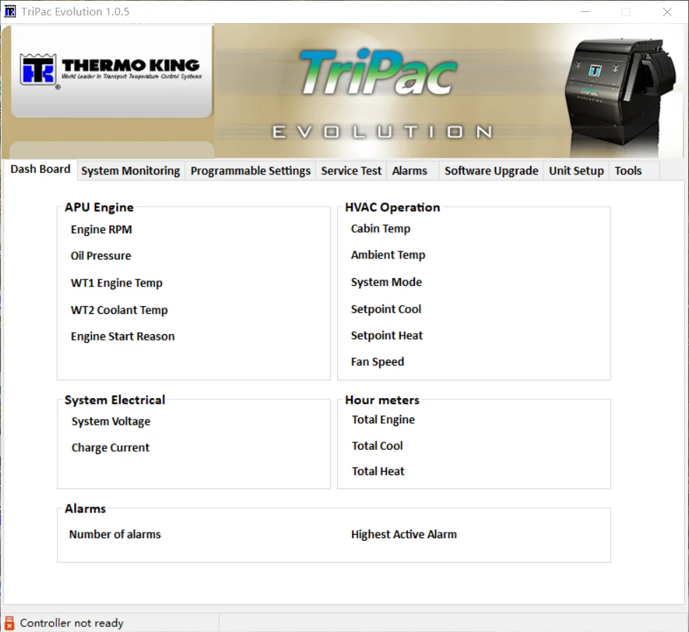 Thermo King TriPac Evolution Service Tool 1.0.5