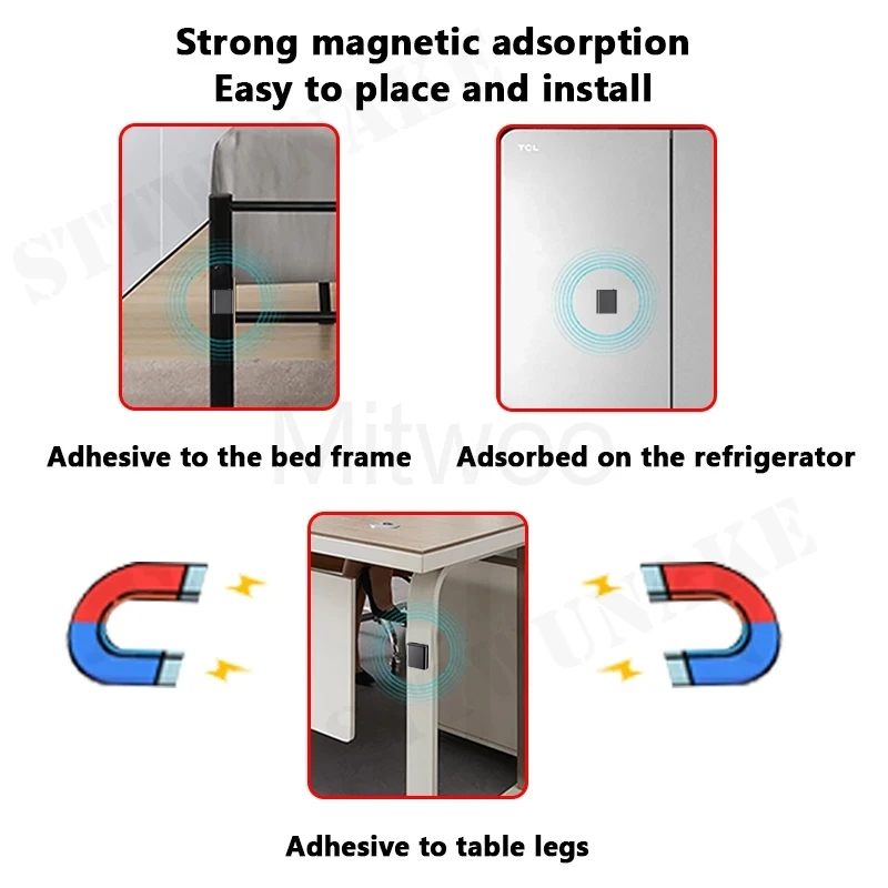 مسجل صوت صغير محمول ذكي صوت نشط تسجيل الصوت مسجل صوت HD الحد من الضوضاء مشغل Mp3 المغناطيس OTG
