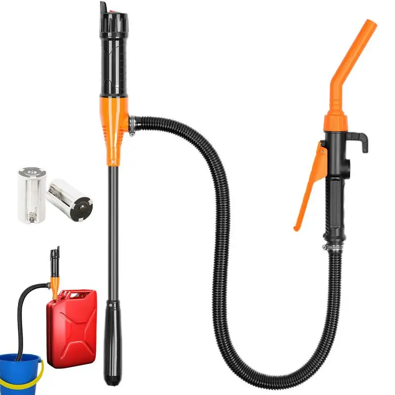 

Portable Electric Oil Pump Siphon Liquid Transfer Pump Handheld Battery-Operated Fluid Pump Water Gas Tools