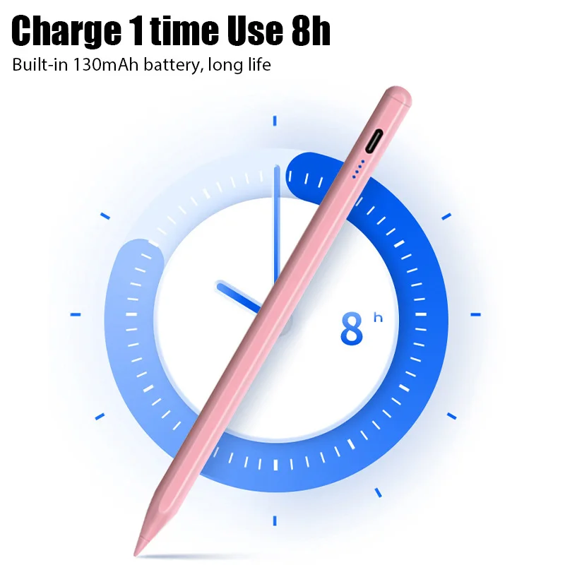 قلم عالمي للكمبيوتر اللوحي لنظام iOS Android iPad Air لقلم Apple شحن سريع قلم لمس مغناطيسي لهاتف iPhone Huawei