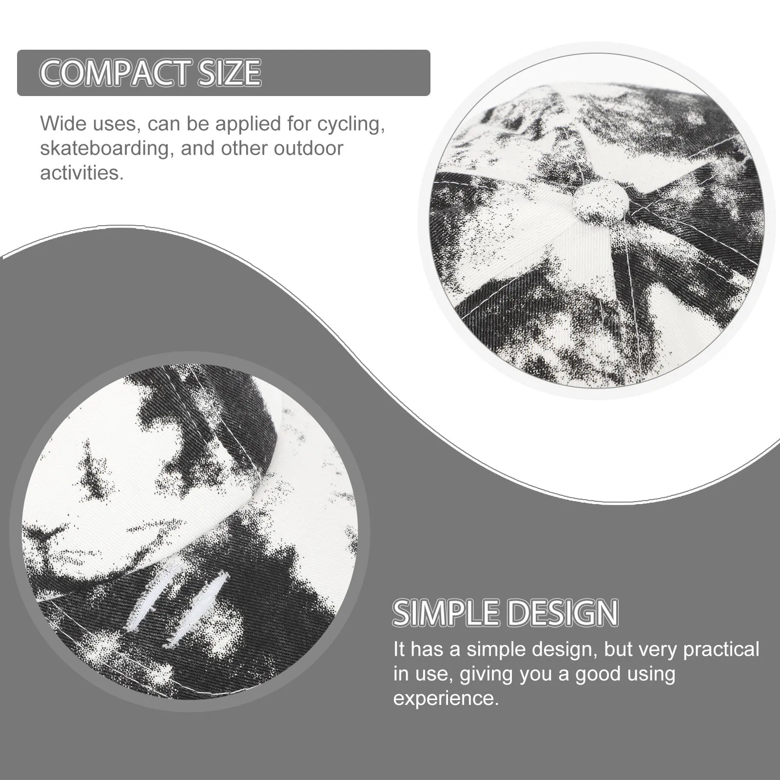 

Graffiti Baseball Hat Retro Cap Women Cloth Grey Vintage Bucket Fashion Trends Stylish Caps Female Decorative