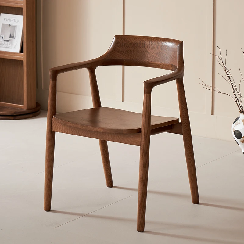 Armchair Dining Chairs Nordic Salon Kitchen Ergonomic Dining Chairs Luxury Wood Pink Mesas De Restaurante Kitchen Furniture