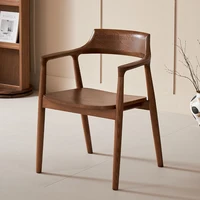 Arm Vanity Dining Chair Living Room Modern Ergonomic Dining Chair Luxury Wooden Pink Mesas De Restaurante Kitchen Furniture 5