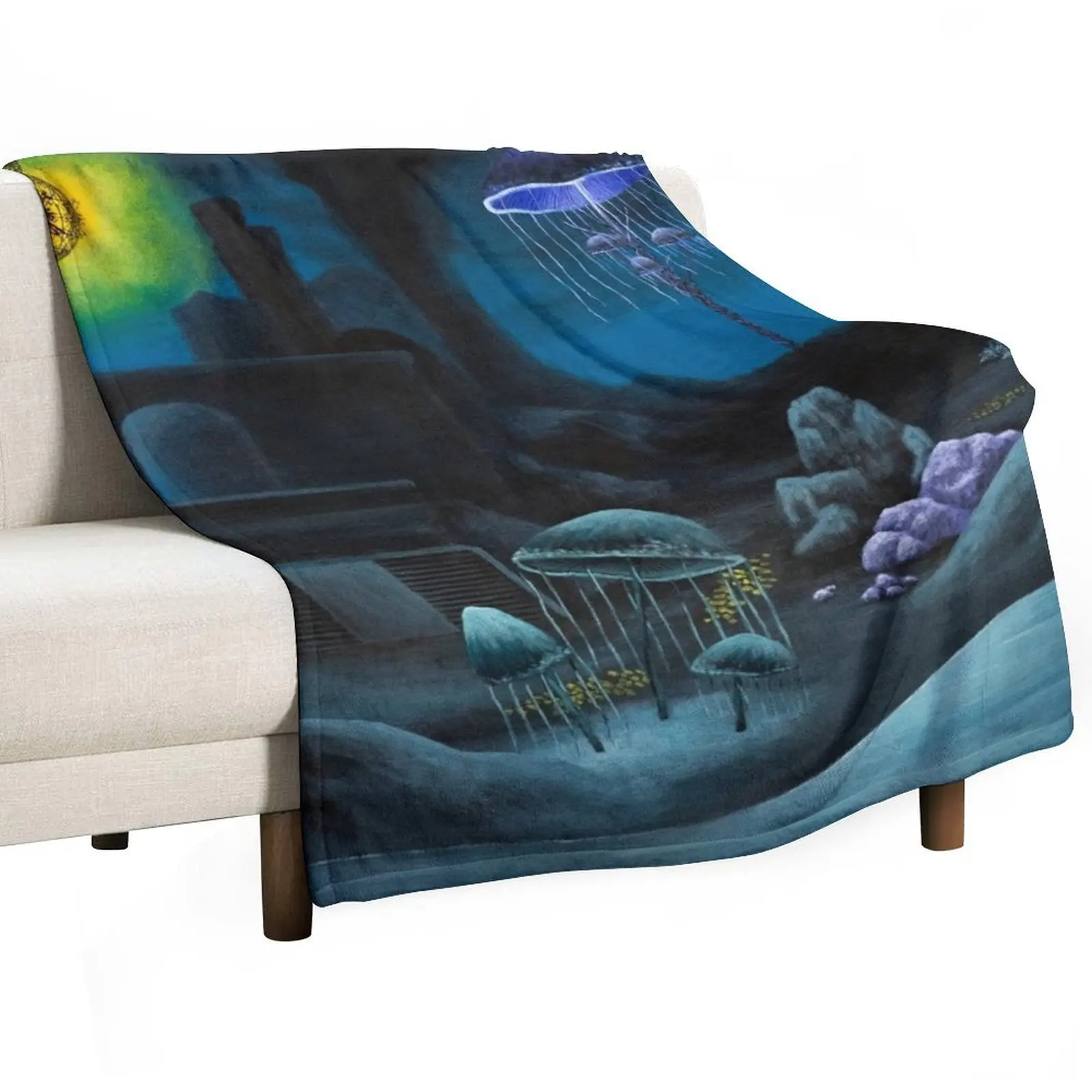 

Blackreach Throw Blanket blankets and throws Furry Fashion Sofas Soft Beds Blankets