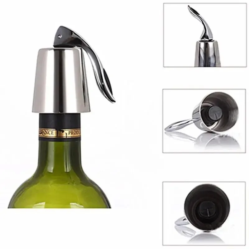 Wine Bottle Stopper Reusable Leakproof Silicone Beverage Bottle Sealer Kitchen Bar Tools Fresh Sealing Plug