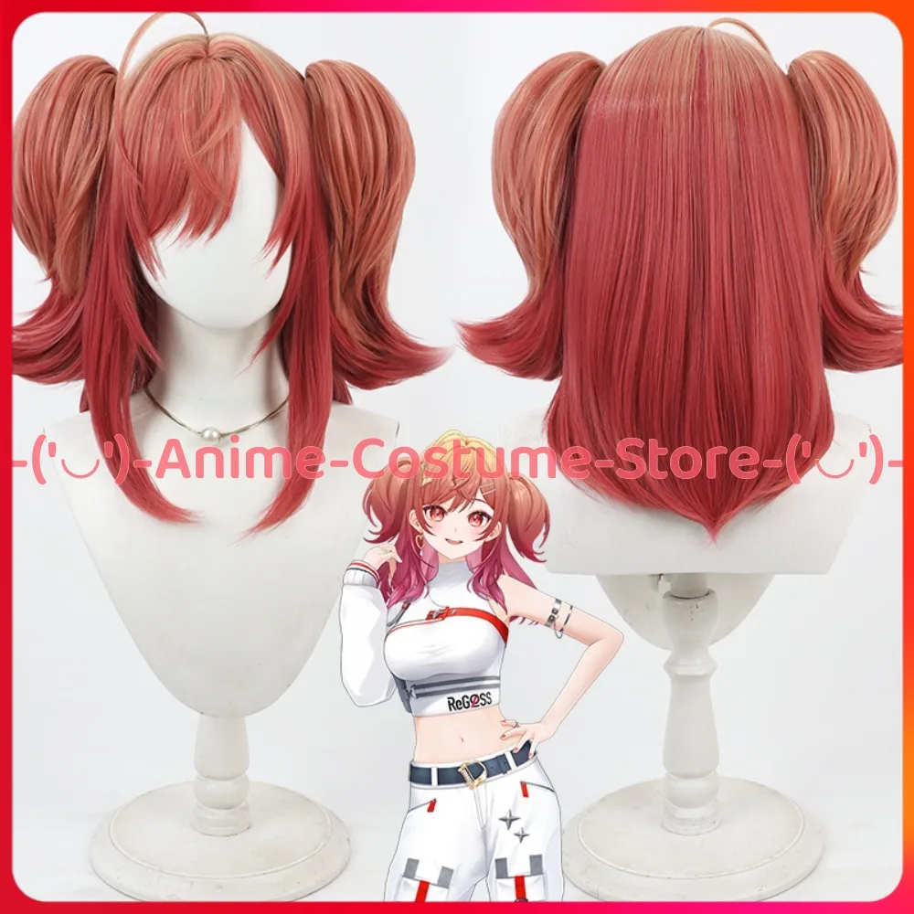 

VTuber ICHIJO Ririka Cosplay Wig Performance Outfit 3D Style Anime Character Halloween Carnival Party Costume Wigs SyntheticHair