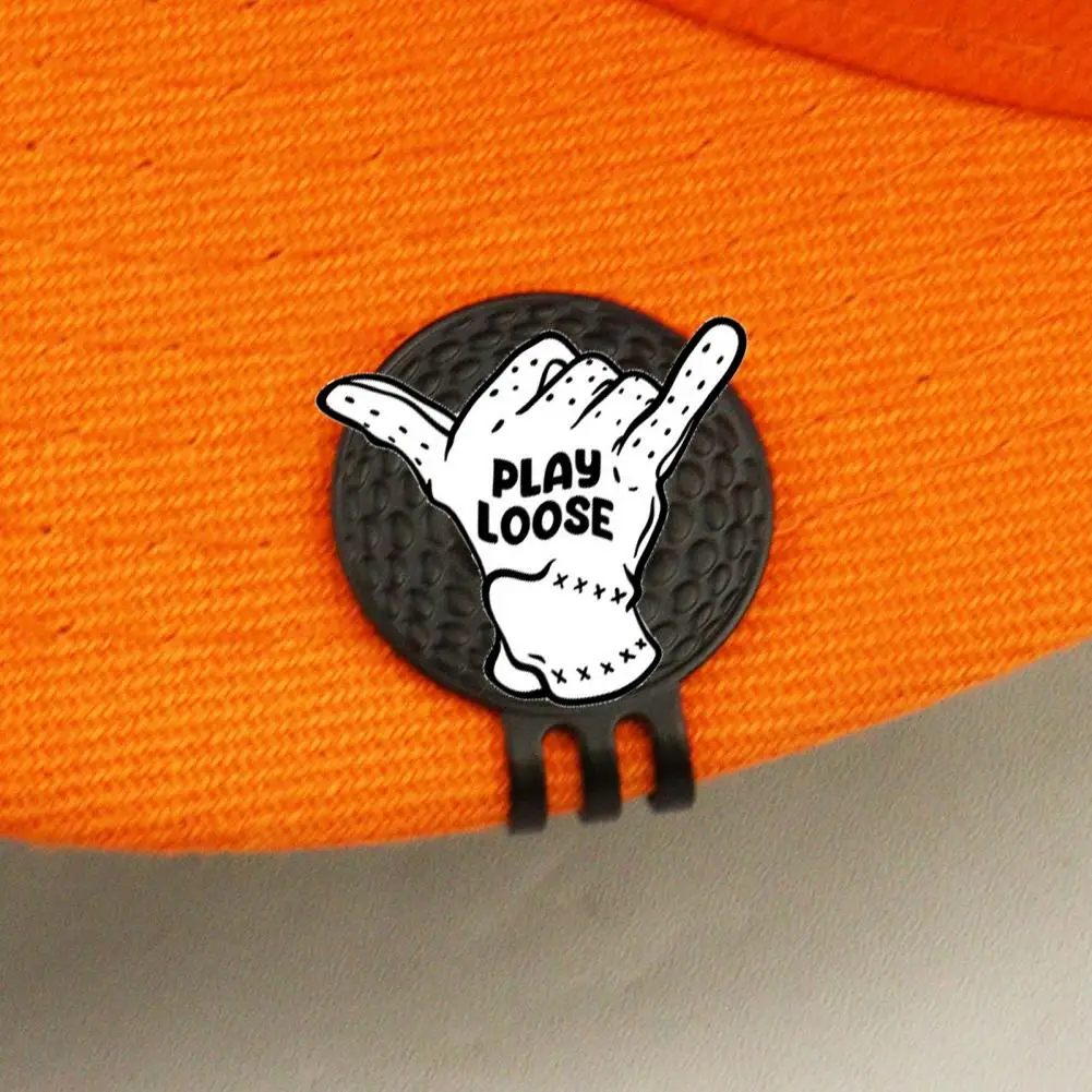 Mini Golf Ball Marker Magnetic Golf Ball Marker Hat Clip with Shape Design Compact Size Corrosion Resistant Golf for Golfers