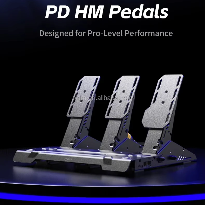 New Driving 2025 Pxn Pdhm Pedals Set With Clutch Brake Accelerator for Pxn Racing Wheels