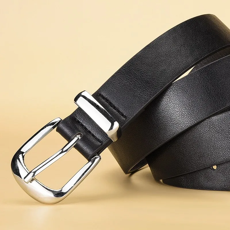 Neuer stilvoller schmaler Taillengürtel für Männer und Frauen, PU-Material – einfache, lässige, elegante Gürtel in einfarbiger Farbe, perfekt für Jeans und Kleider – Detail 7