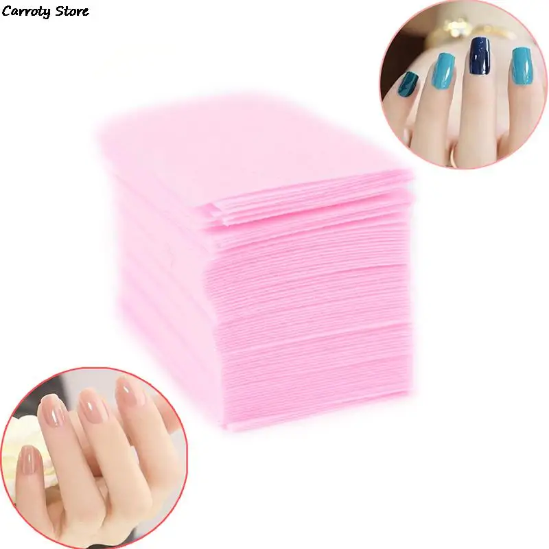 Nail Polish Remover Cleaner Manicure Wipes Lint Free Cotton Pads Paper Nail Art alcohol dispenser