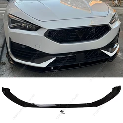 For Seat Leon MK4 KL Front Bumper Lip Spoiler Splitter Diffuser Retrofit TSI TDI FR Cupra S/S S/T 2020-2025 Bodykits Tuning