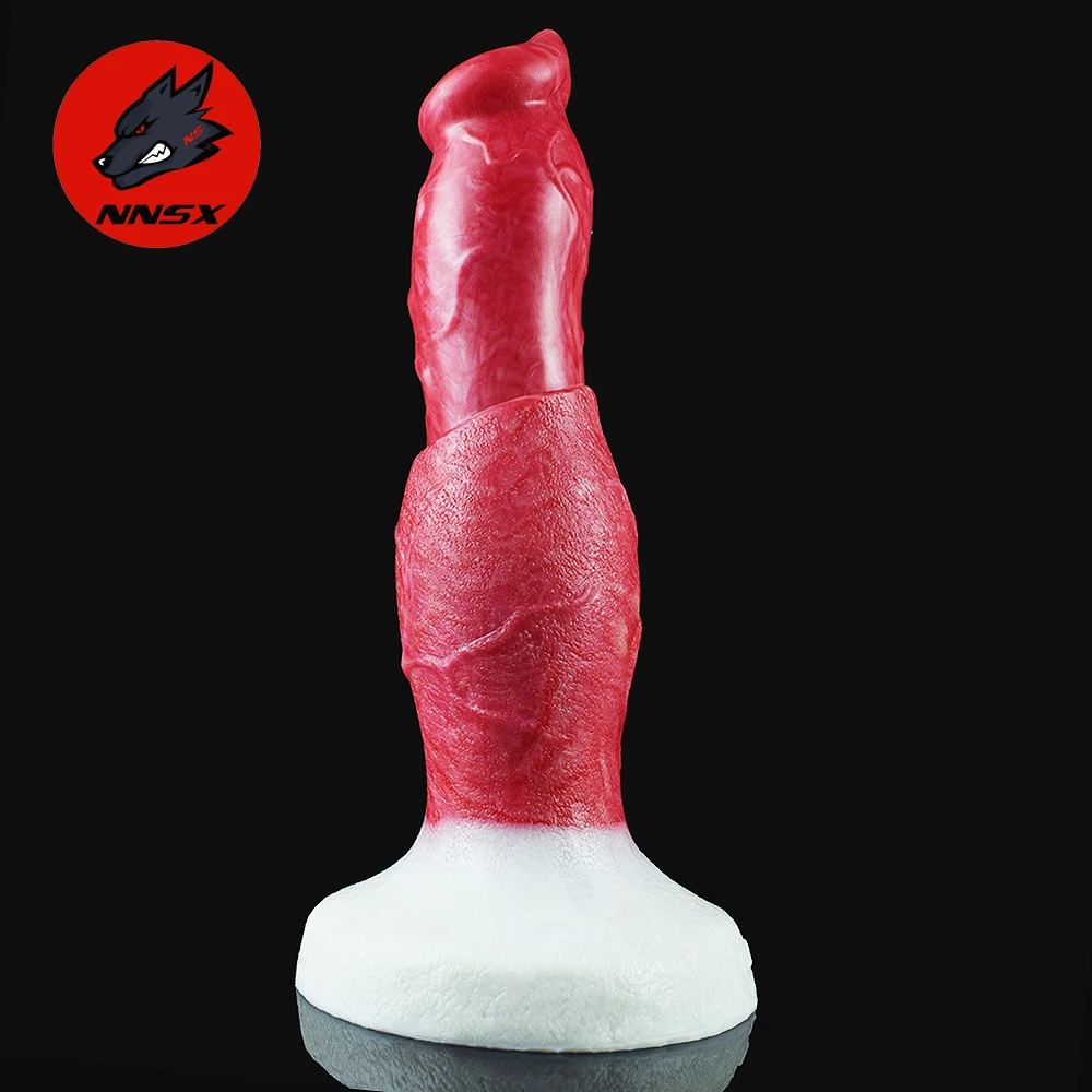 NNSX Huge Silicone Horse Penis With Suction Cup Hellfire Dildo For Beginners Female Fantasy Masturbate Anus Massage Sex Toys