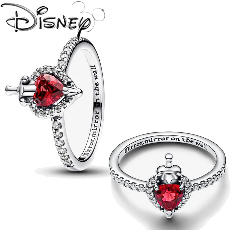 Disney 2025 new popular creative ring villain Evil Queen ring suitable for women's exquisite luxury high quality jewelry gifts