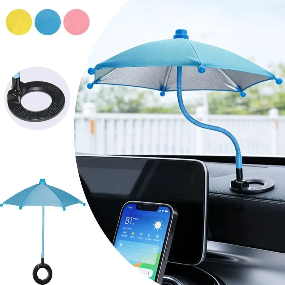 

Flexible Angle Design Magnetic Phone Umbrella 360° Rotation Magnetic Base Car Phone Sun Shield Adjustable UV Protection