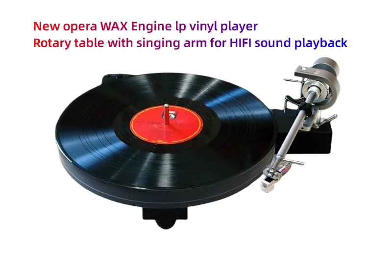 New opera WAX Engine lp vinyl player turntable with singing arm HIFI sound playback