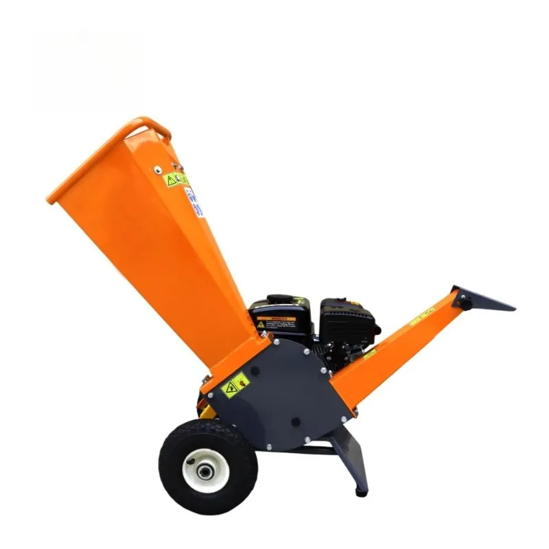 Trituratore mobile per cippatrice da giardino Trituratore per rami asciutti e bagnati ad alta potenza per potature di ramoscelli e rifiuti agricoli da giardino