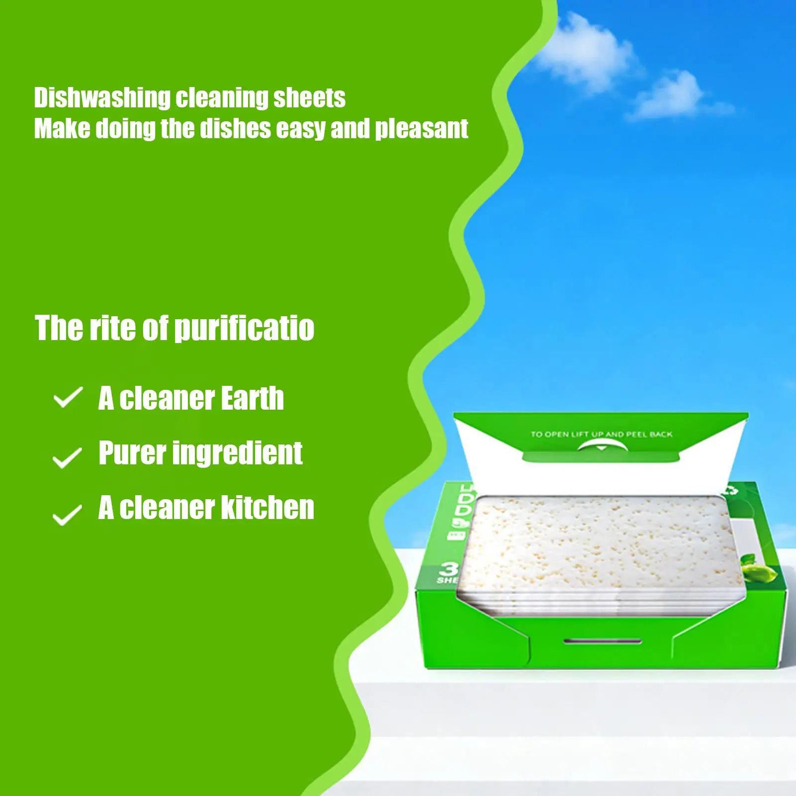 30 pcs Dishwasher Detergent Sheets Oil Stain Dissolving Grease Remover Cleaning Tablets For Kitchen Tableware Bowls Chopsticks
