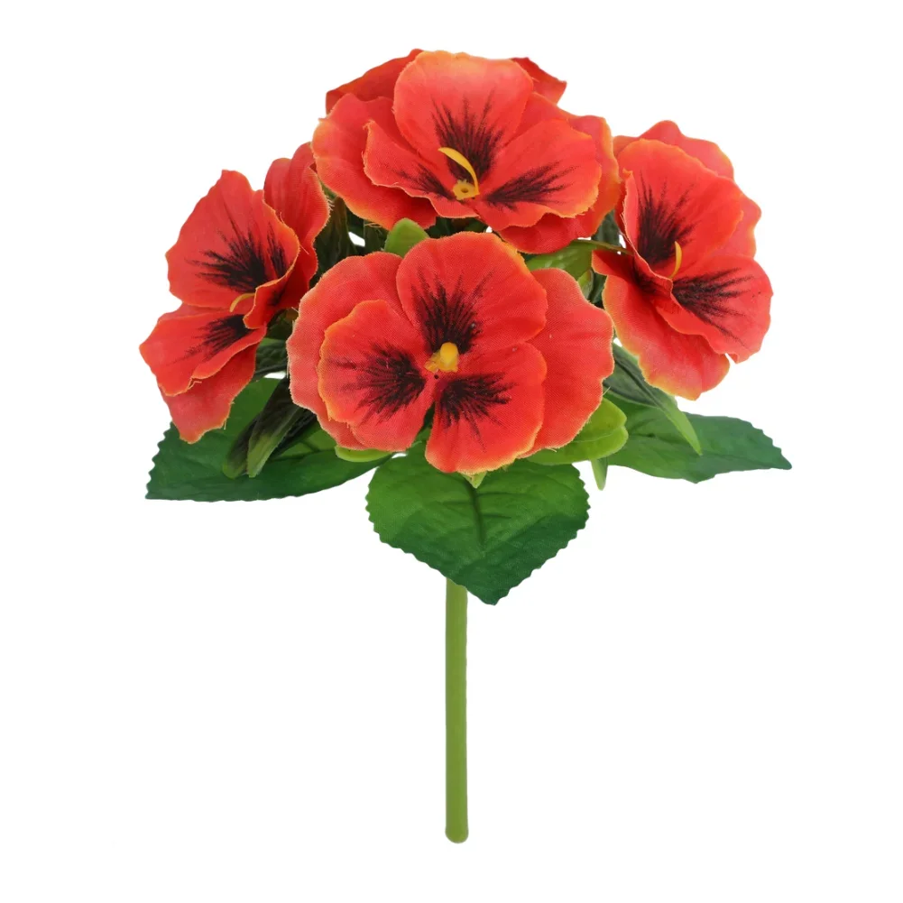 

Artificial Silk Pansy Orchid Bouquet Suitable For Wedding Archway Styling Dining Table Centerpiece And Studio Backdrop