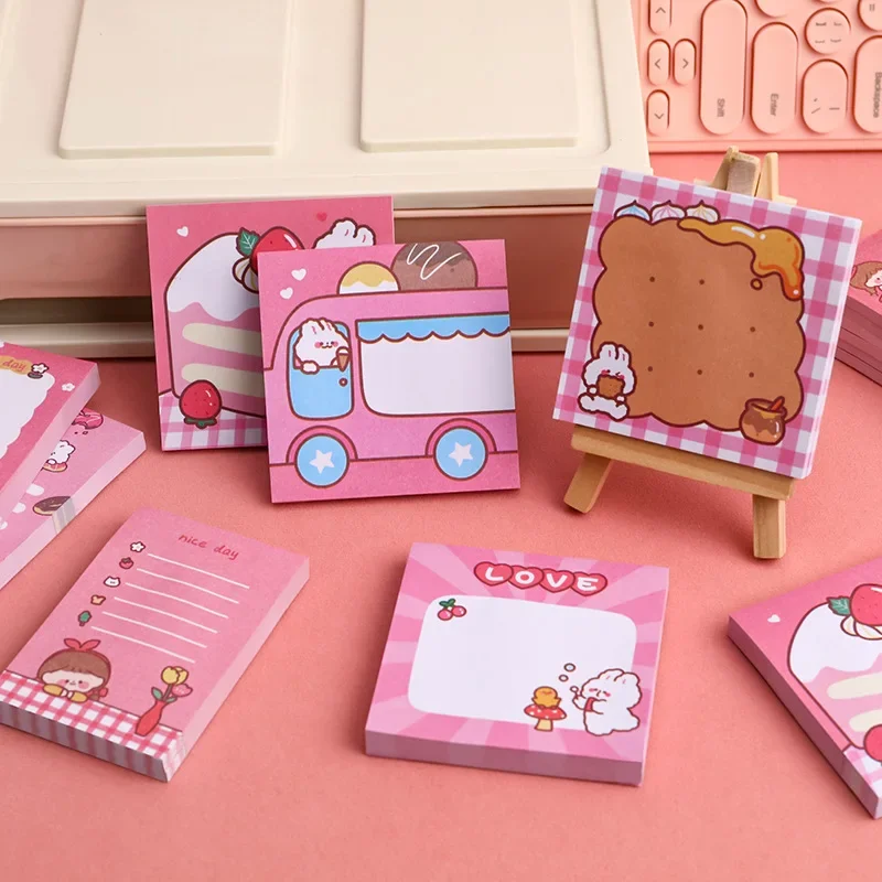 Student Decorative Non - Sticky Notes, Cartoon Cute Notepad, Scrapbooking Diy Kawaii Diary, School Stationery