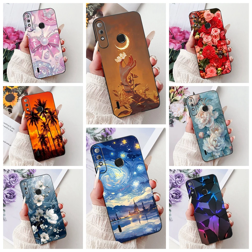 

For ITEL A56 Case Cover A56Pro Silicone Cute Fashion Flowers Funny Cool Painted Soft TPU over For ITEL A56 Pro Phone Case Bumper