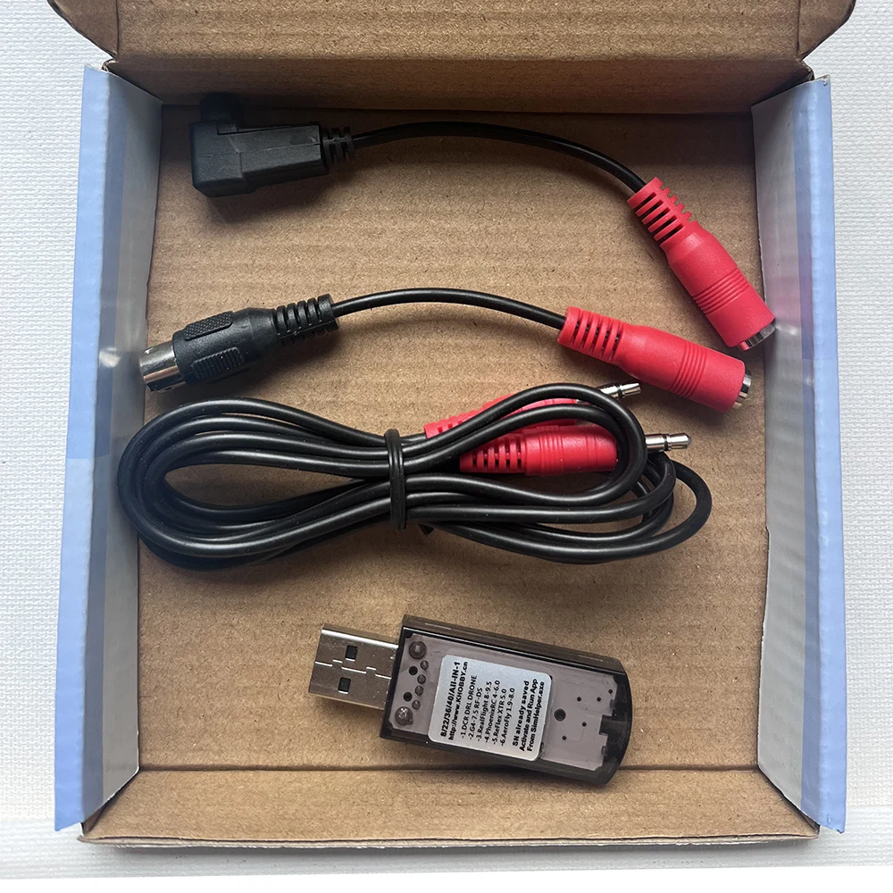 Dongle simulador sem fio 22 em 1 para Phoenix G5 G6 G7 RC Flight Sim para treinamento de drone de avião de helicóptero