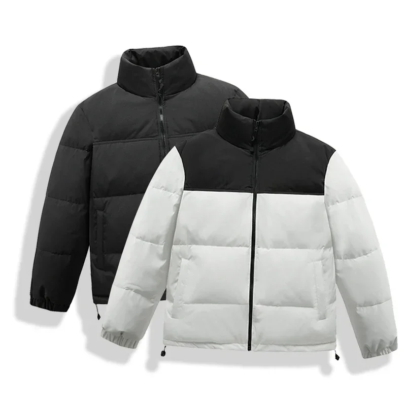 Crop Top Puffer Jacket Women and Men Unisex Winter Thick Lightweight Puffer with Polyester Filling Stylish Bubble Coat