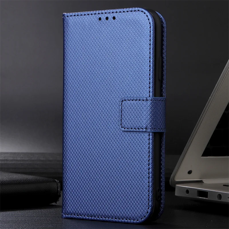 Suitable For Alcatel 1S 2021 3L 2021  V2156A cover luxury brick stone flip PU card slot wallet  with lanyard telephone box