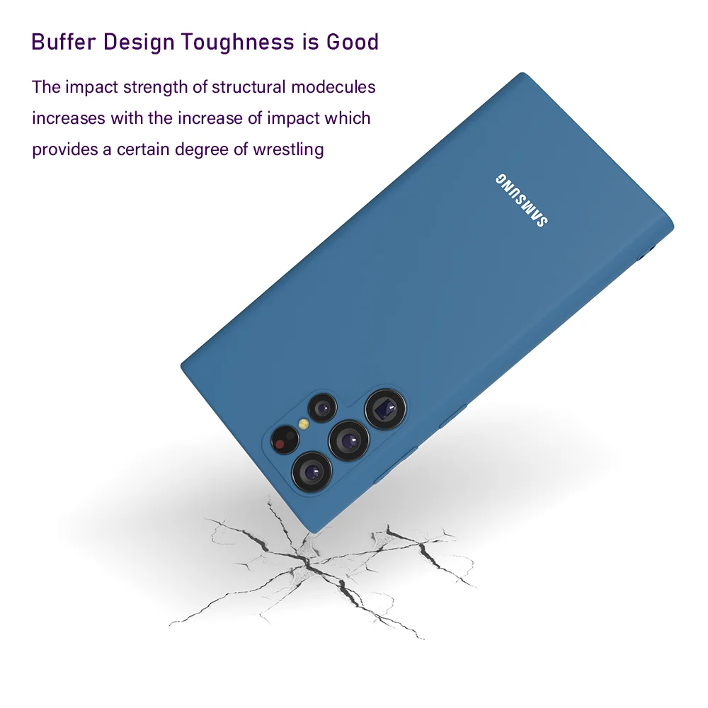 حافظة لهاتف سامسونج جالاكسي S25Ultra S24Ultra S24 S23 S22 S21 S20 Ultra Plus S23FE S21FE S20FE غطاء خلفي من السيليكون السائل