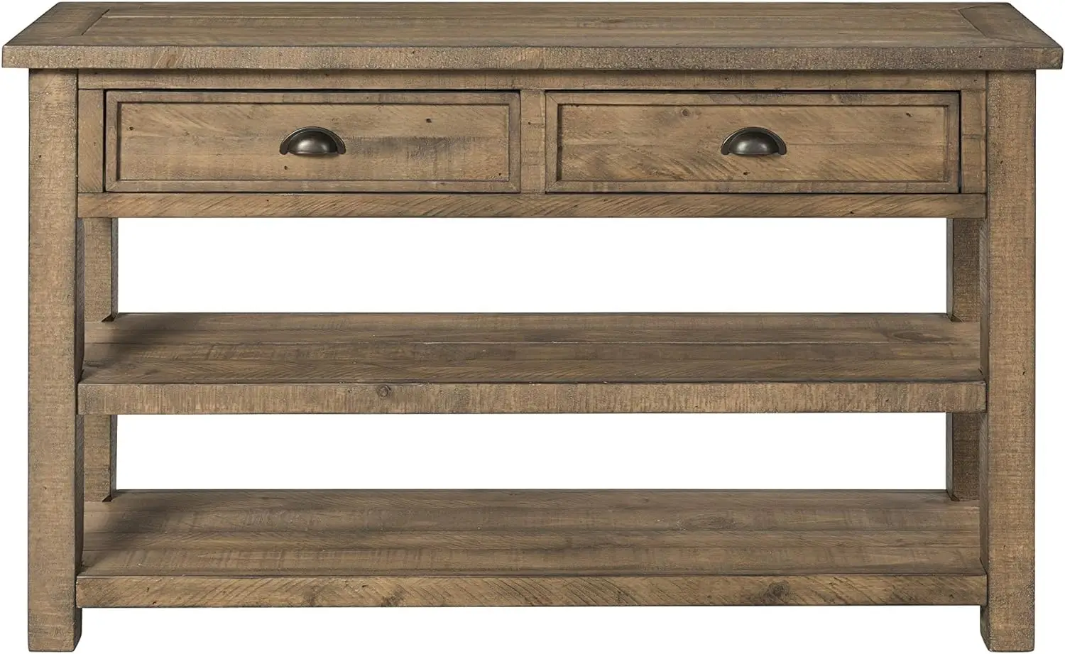 Thuis Monterey Massief Houten Bank Console Tafel Teruggewonnen Natuurlijk