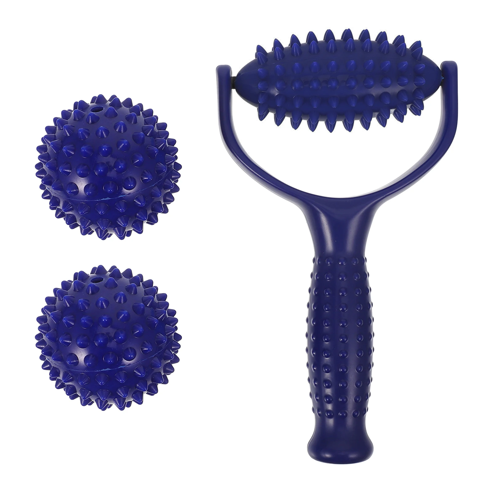 

Массажный ролик-мяч с шипами для всего тела: ручной массажер для расслабления, снятия боли в триггерных точках, для икр, шеи, рук, стоп