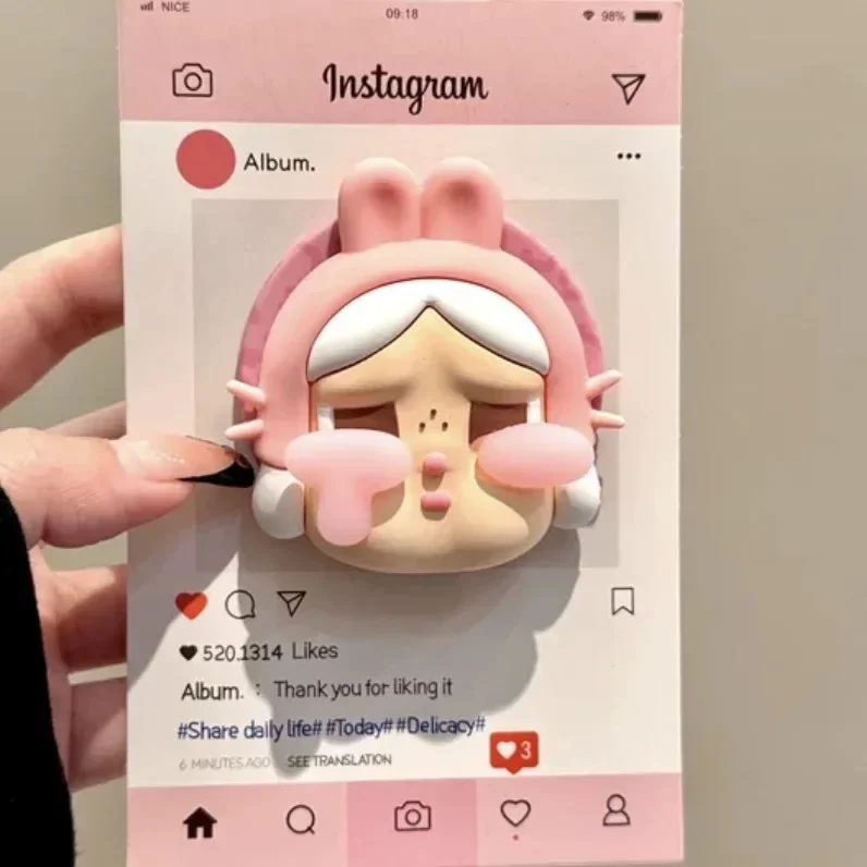 

Силиконовый милый мультяшный подходит для магнитной подставки MagSafe с сильной адсорбцией, выдвижная настольная подушка безопасности для женщин