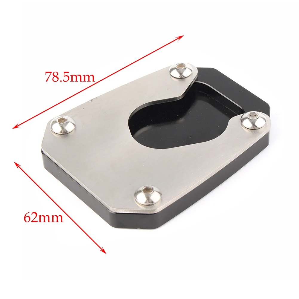 VFR1200X Motorcycle Kickstand Side Stand Enlarger Pad For Honda VFR 1200X 2012 2013 2014 2015 2016 2017 CNC Aluminum