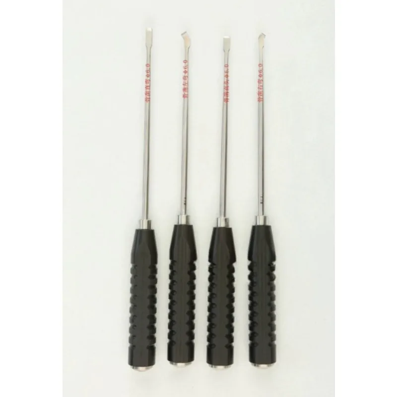 UBE Bone Chisel Osteotome Orthopedic Instrument Graduated Straight Curved Stainless Steel Spinal Tool 6mm