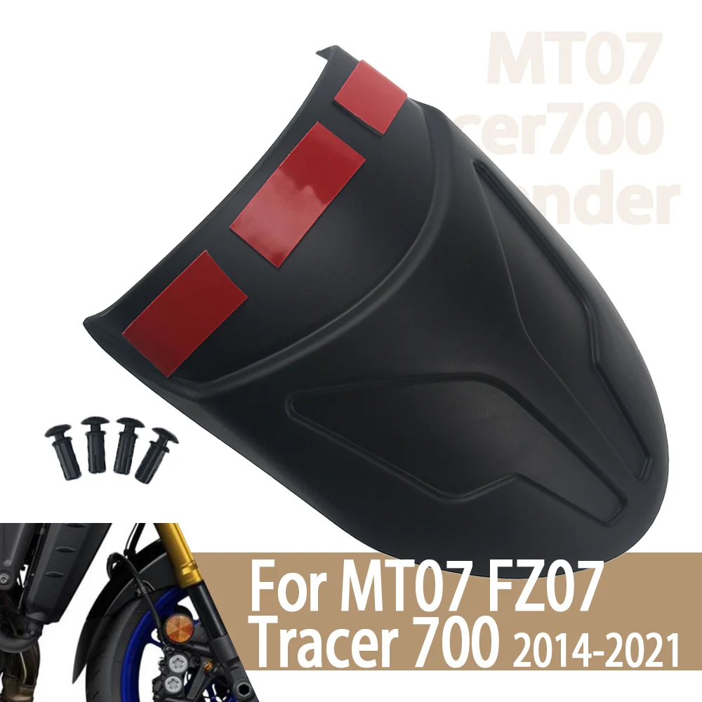 Motorcycle Front Mudguard Fender Rear Extender Extension For Yamaha MT07 FZ07 FZ MT-07 2014-2017 Tracer 700 2015-2020