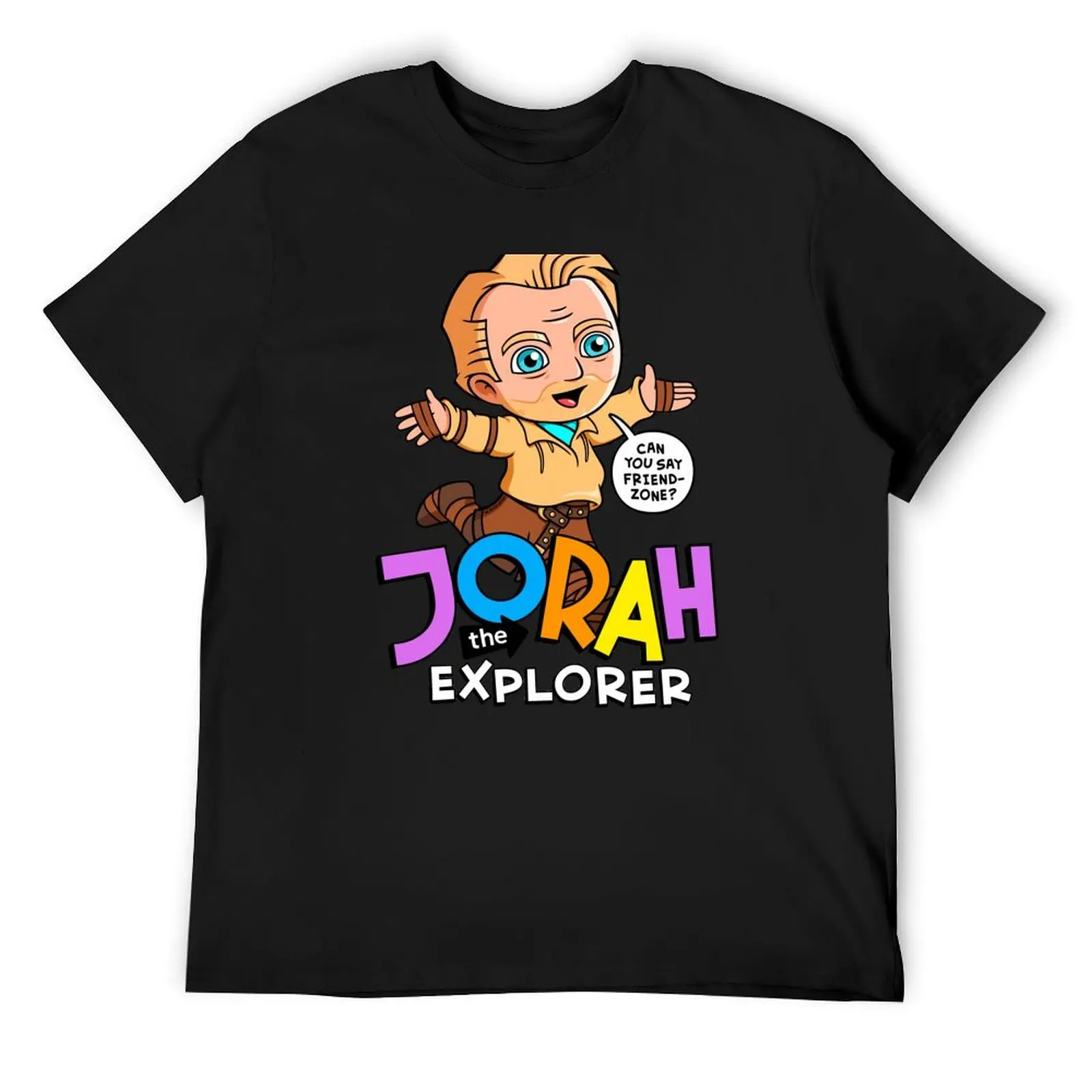 

Jorah the Explorer T-Shirt animal prinfor boys blacks heavyweights plus sizes black t-shirts for men