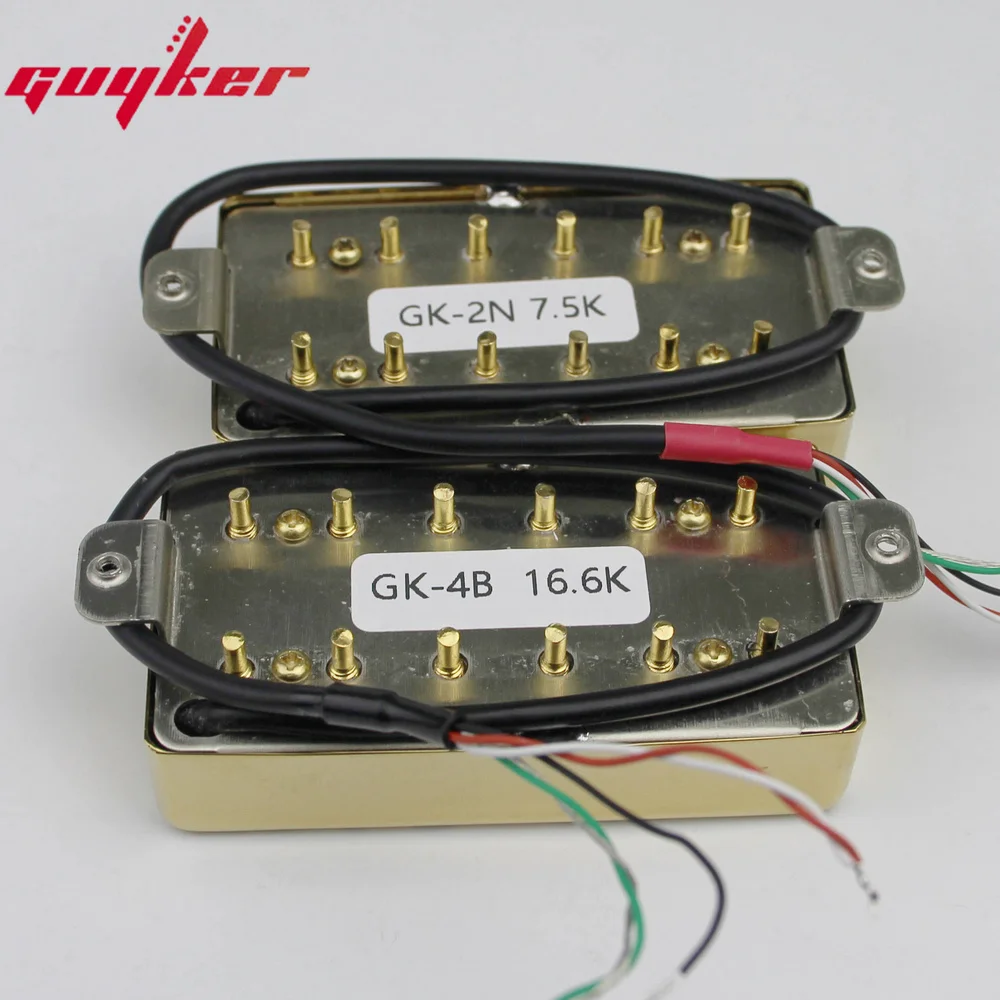 1 Set GUYKER Alnico Humbucker Pickup LP Guitar Flower Chart Guitar Pickup