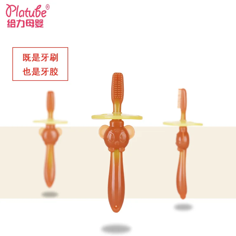 Kids Baby Toothbrushes Soft Silicone Training Toothbrush Baby Children Oral Care Tooth Brush Tool Infant Brush Tool